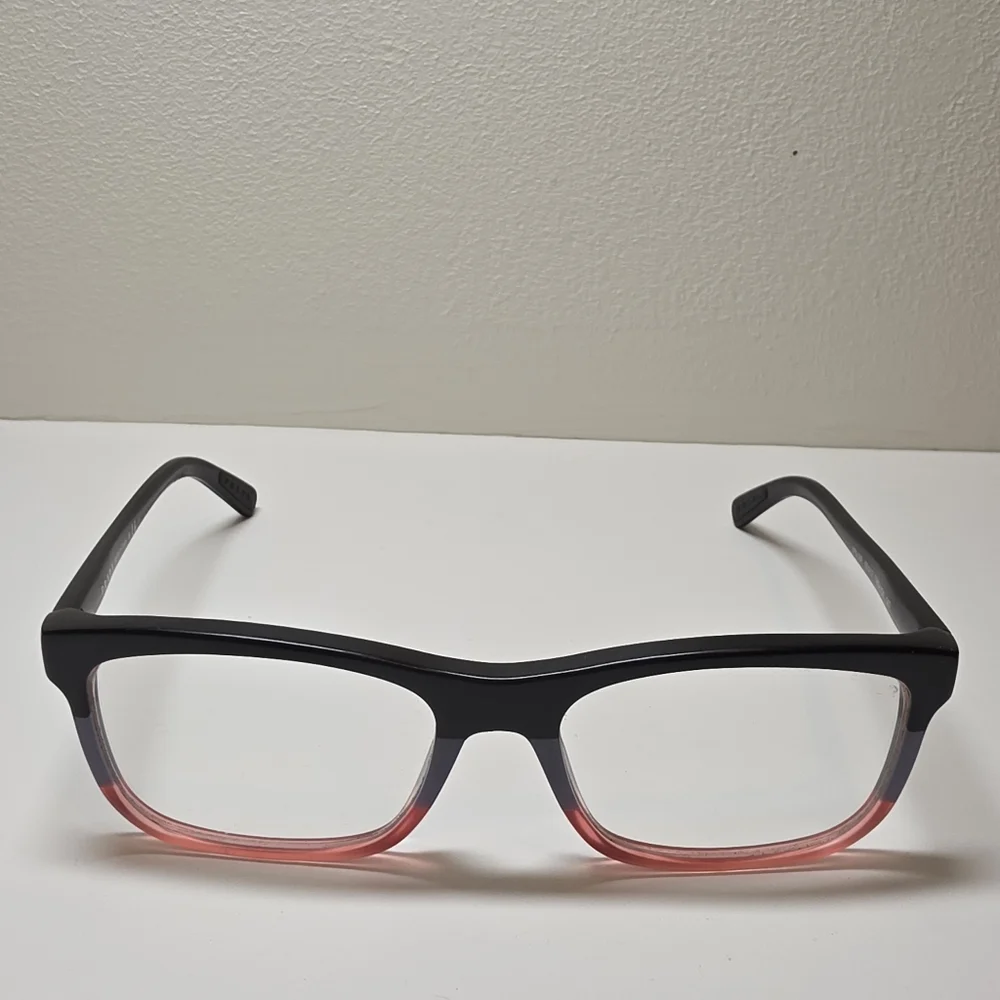 Authentic Prada VPS 05F TWS-101 Black Pink Gradient Eyeglass Frames 55-17-140